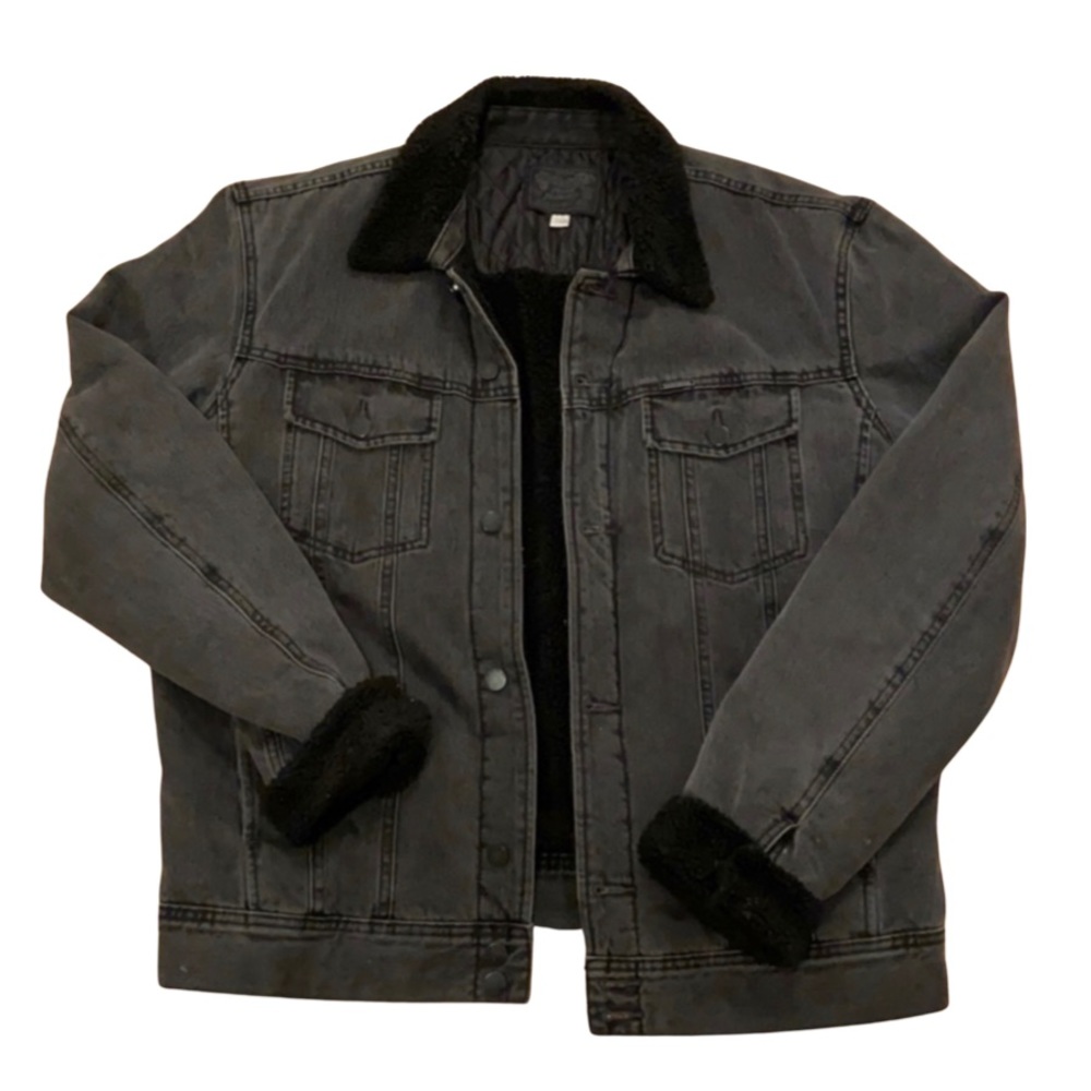 Diesel Denim Jacket w/Sherpa collar